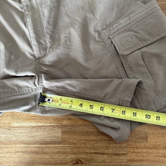 Duluth Trading Cargo Shorts Men’s XL Brown Beige Utility Work Heavy Fabric - Picture 8 of 13